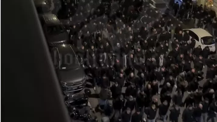 tifosi Stoccarda a Roma