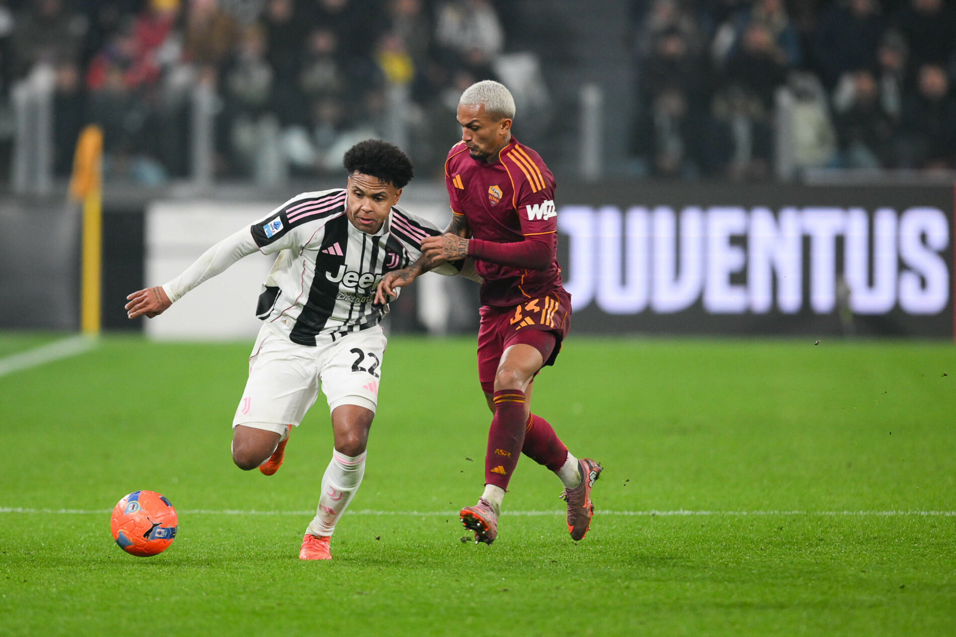 Juventus-Roma: Wesley, McKennie