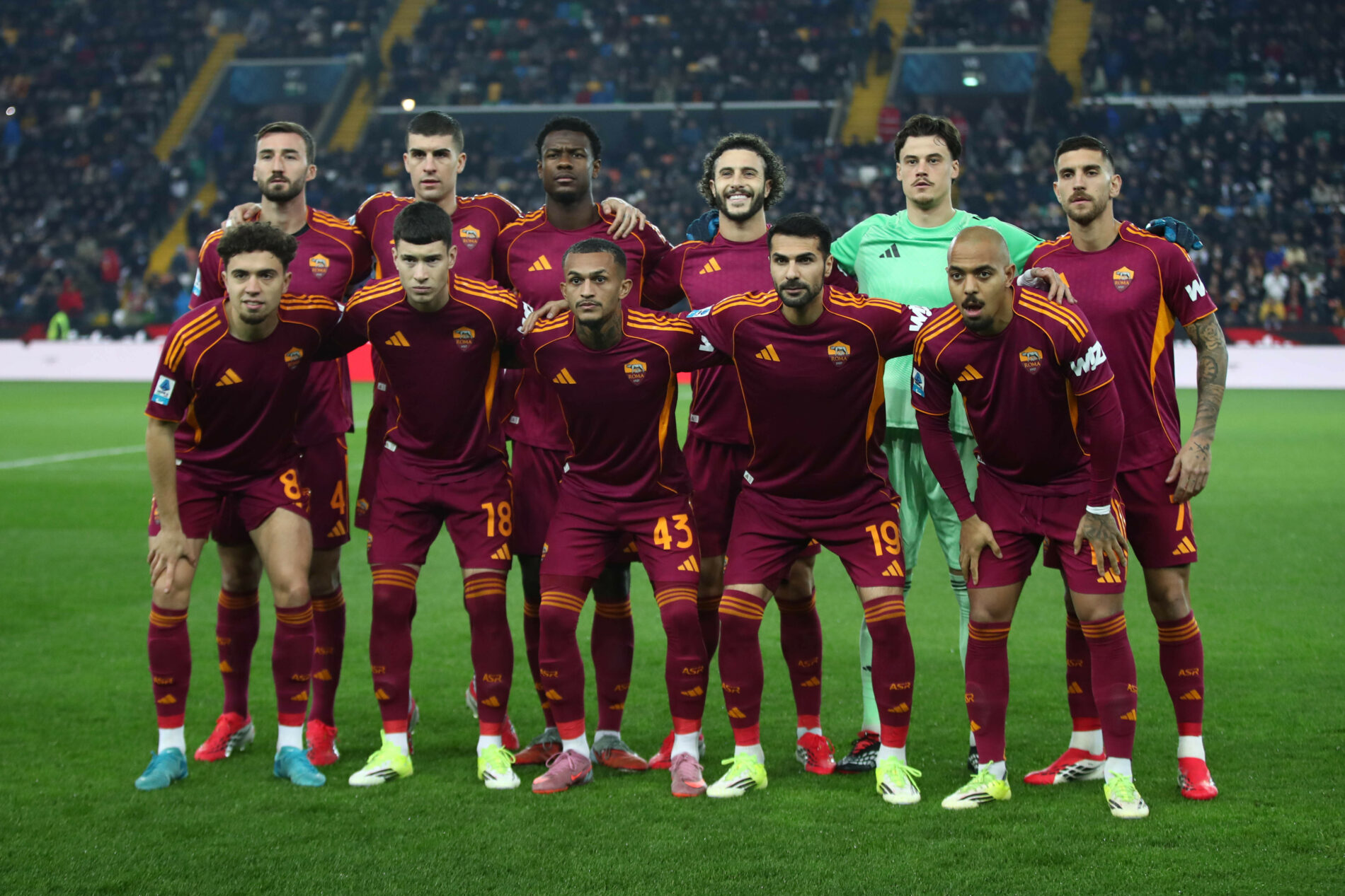 Udinese-Roma, formazione Roma