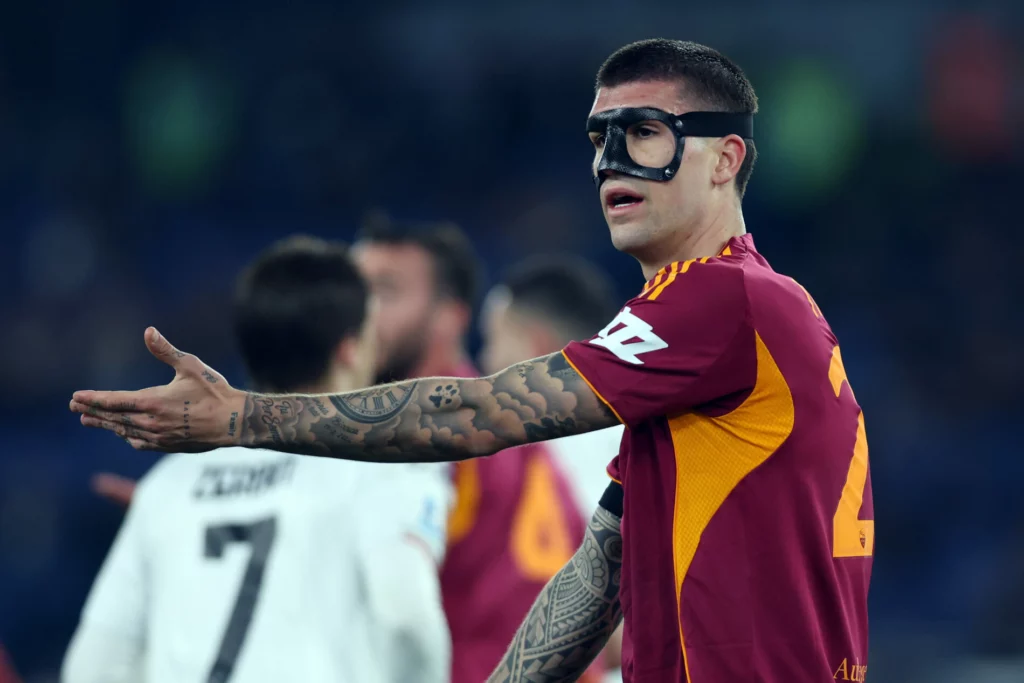 Roma-Cremonese: Mancini