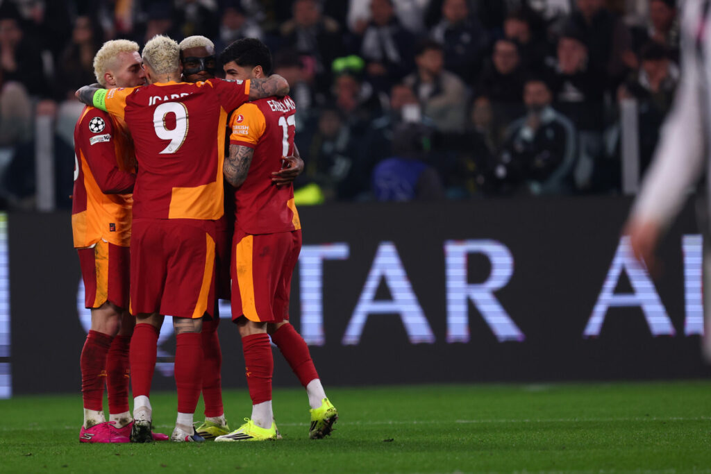 Champions League, Juventus-Galatasaray: esultanza Galatasaray