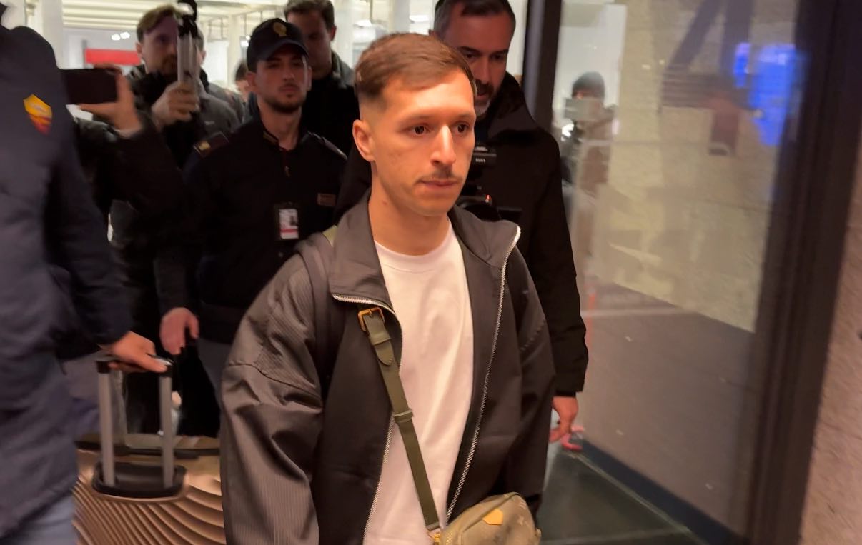 Bryan Zaragoza, le prime immagini a Roma