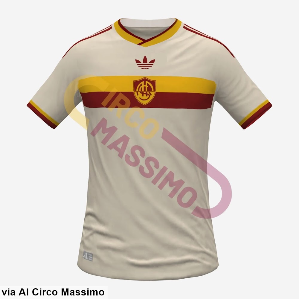 Seconda maglia Roma, prime immagini