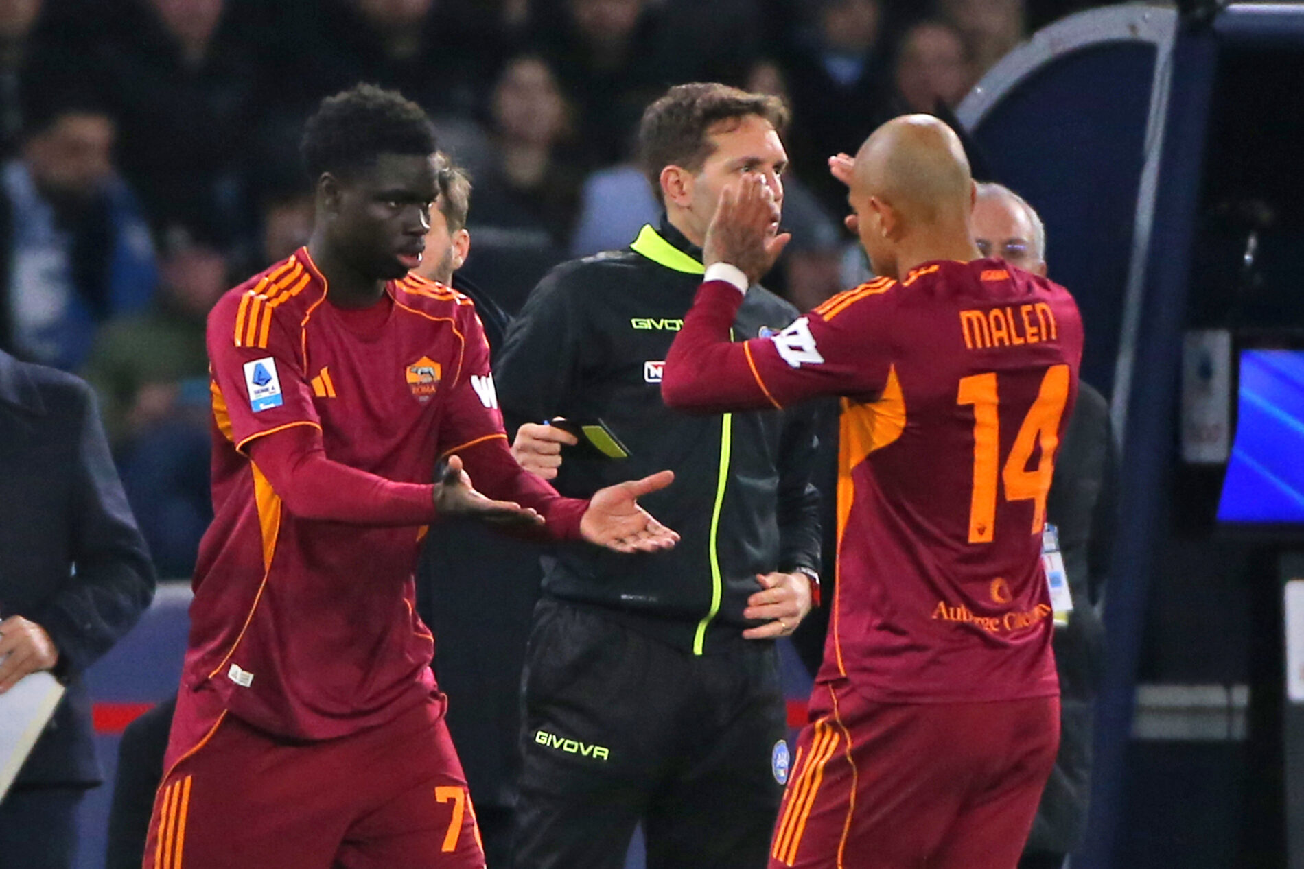 Serie A, Napoli-Roma: Robinio Vaz, Donyell Malen