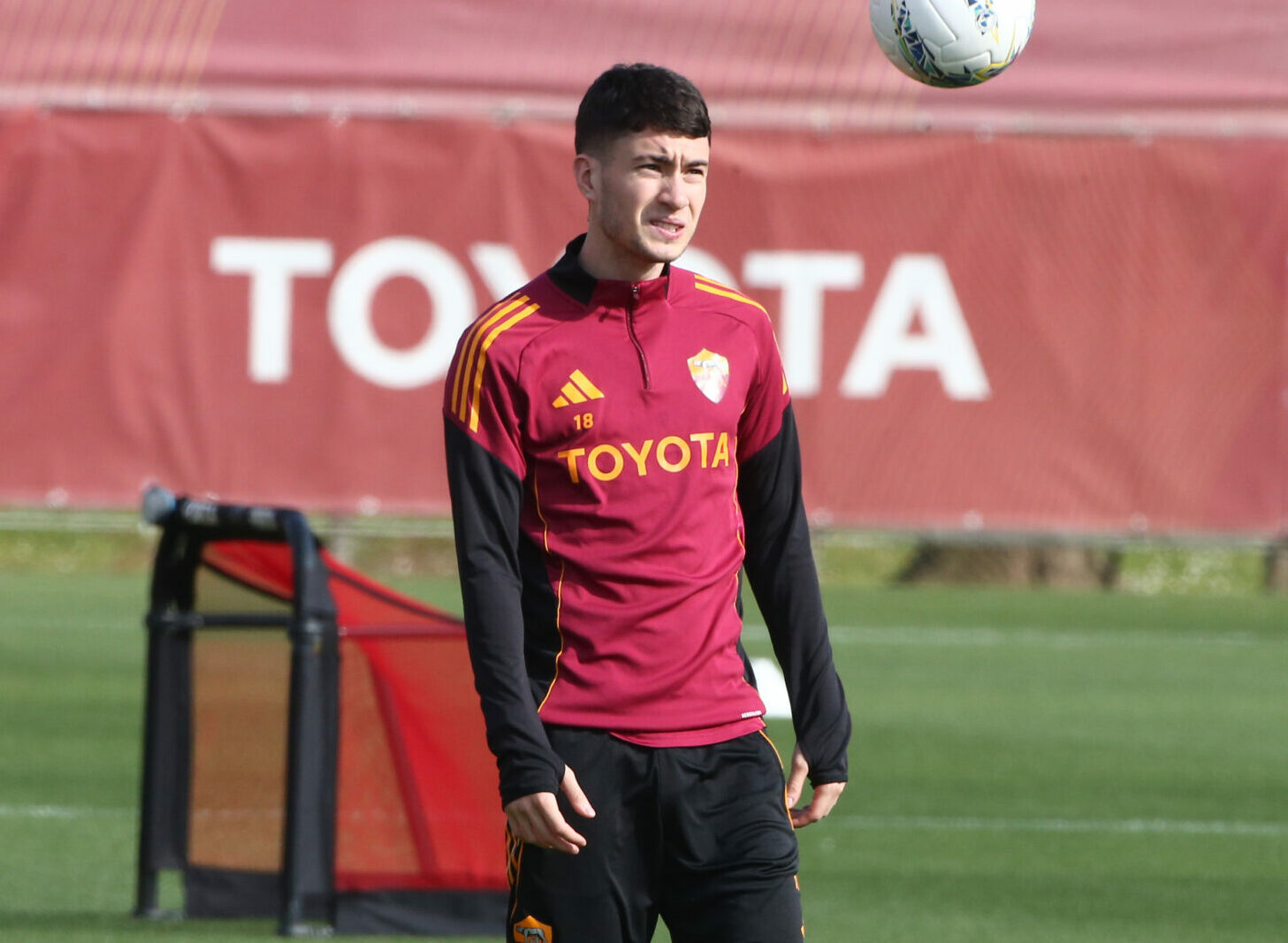 Trigoria, allenamento Roma: Soulé