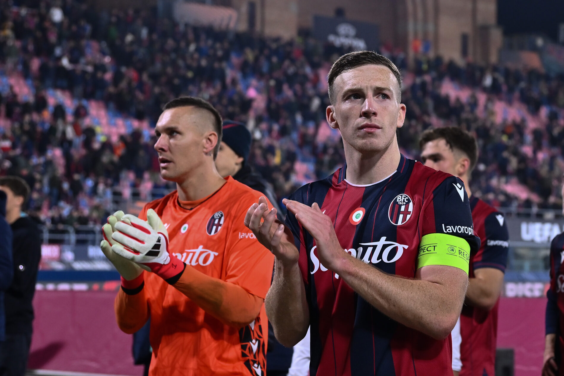 Skorupski, Lewis Ferguson, Bologna-Roma
