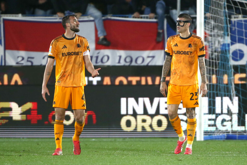 Serie A, Como-Roma: Bryan Cristante, Gianluca Mancini