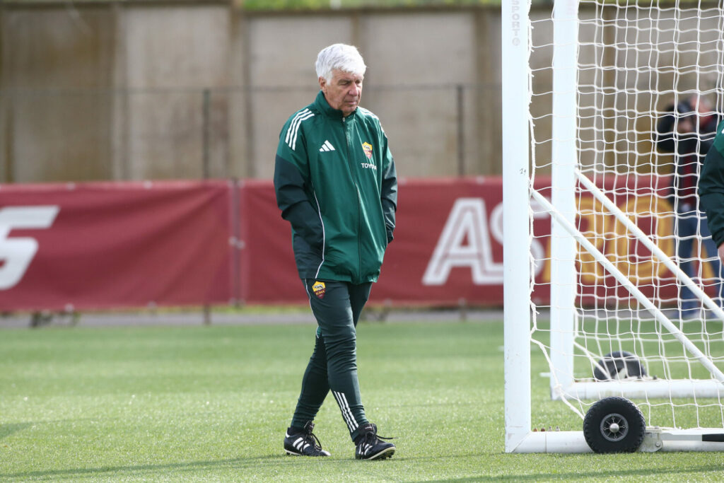 Europa League, Roma-Bologna: allenamento rifinitura Trigoria, Gasperini