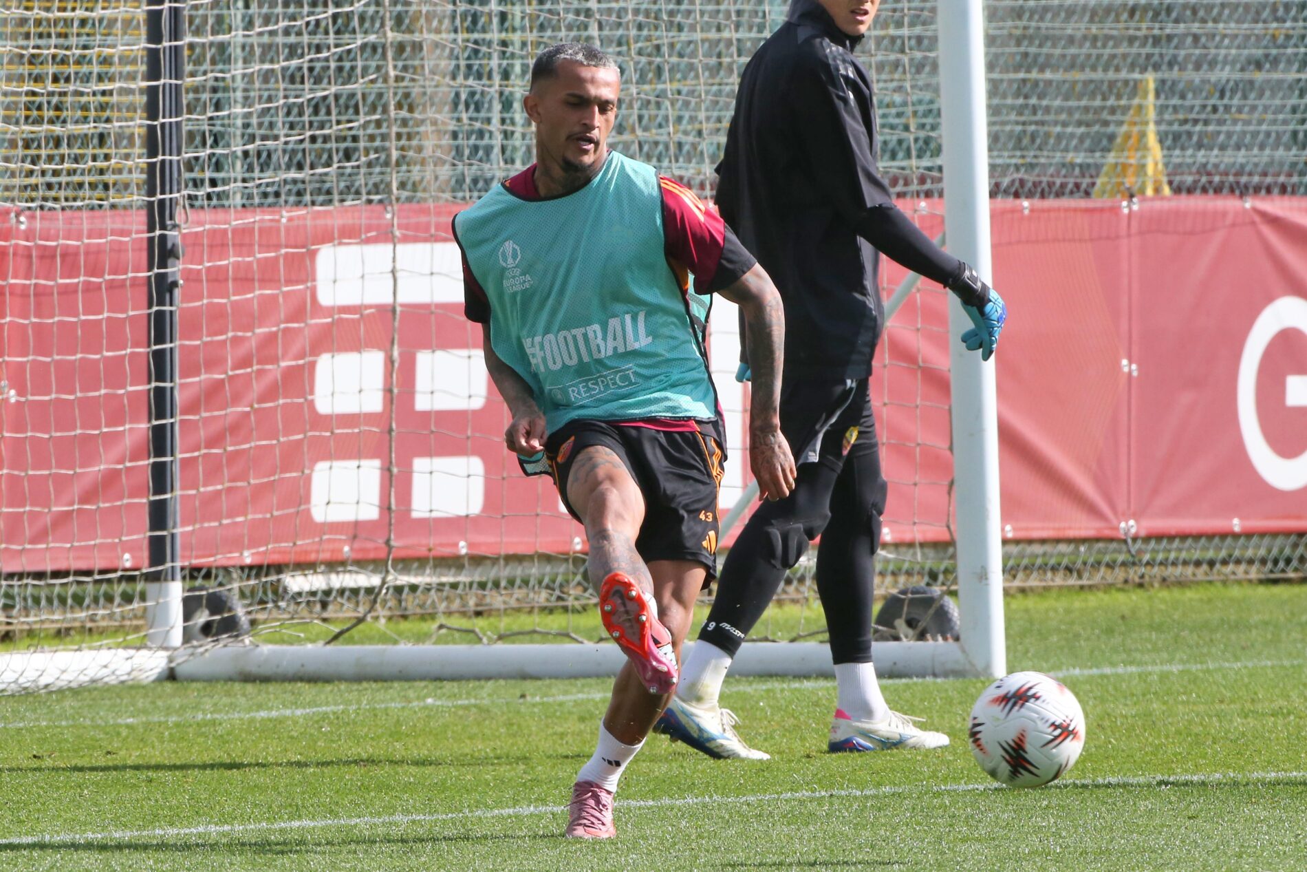 Europa League, Roma-Bologna: allenamento rifinitura Trigoria, Wesley