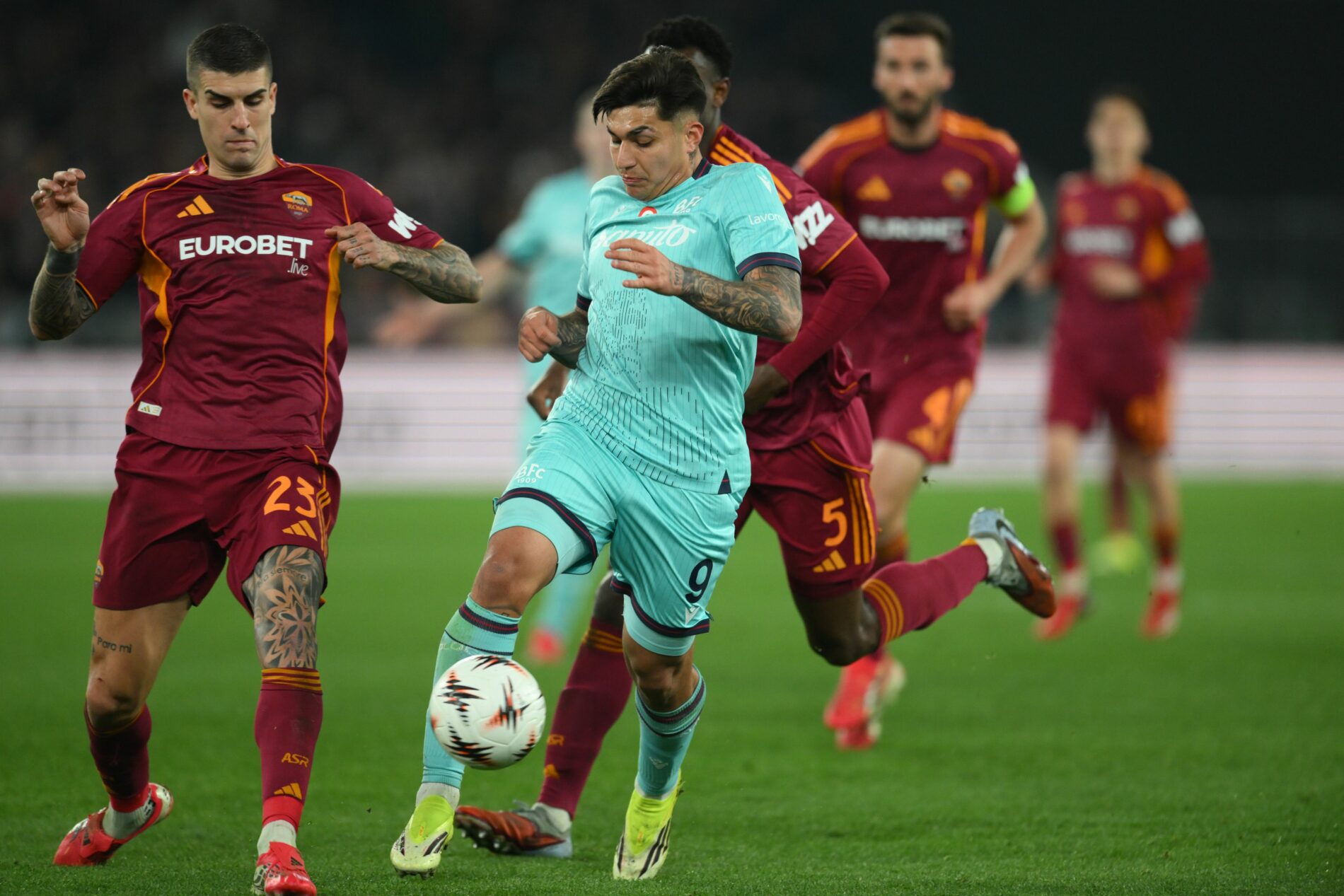 Europa League, Roma-Bologna: Santiago Castro