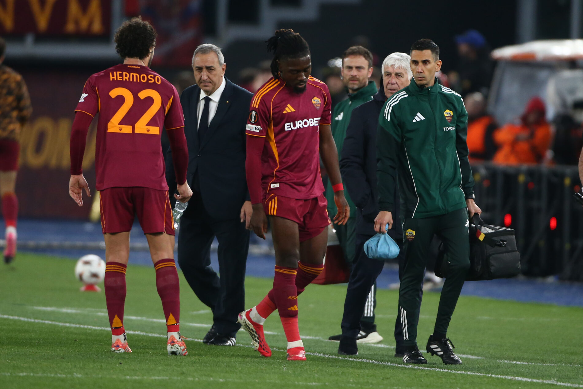 Europa League, Roma-Bologna: infortunio Koné