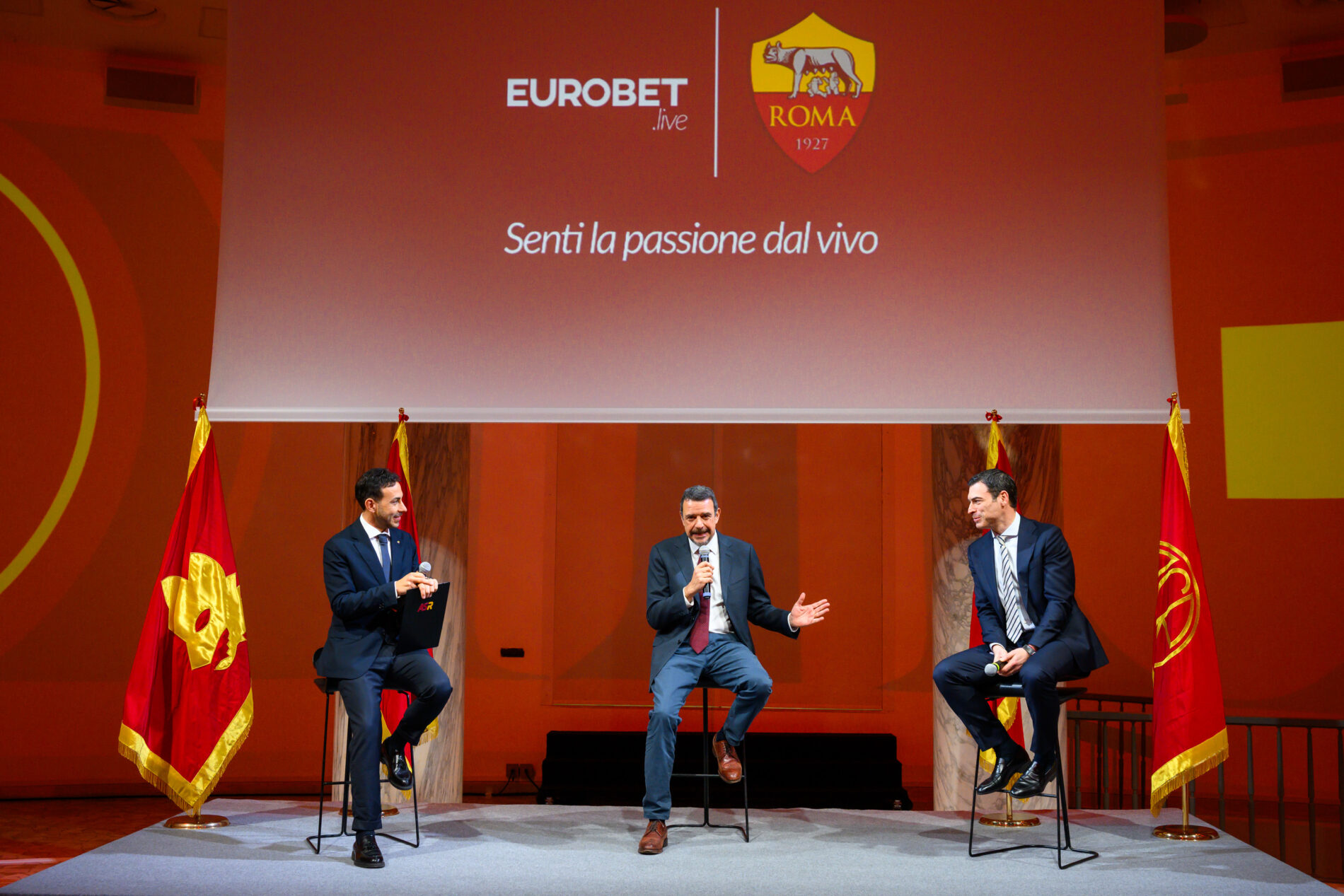 Evento di presentazione del main sponsor: Michael Gandler, Vespasiani e Faelli