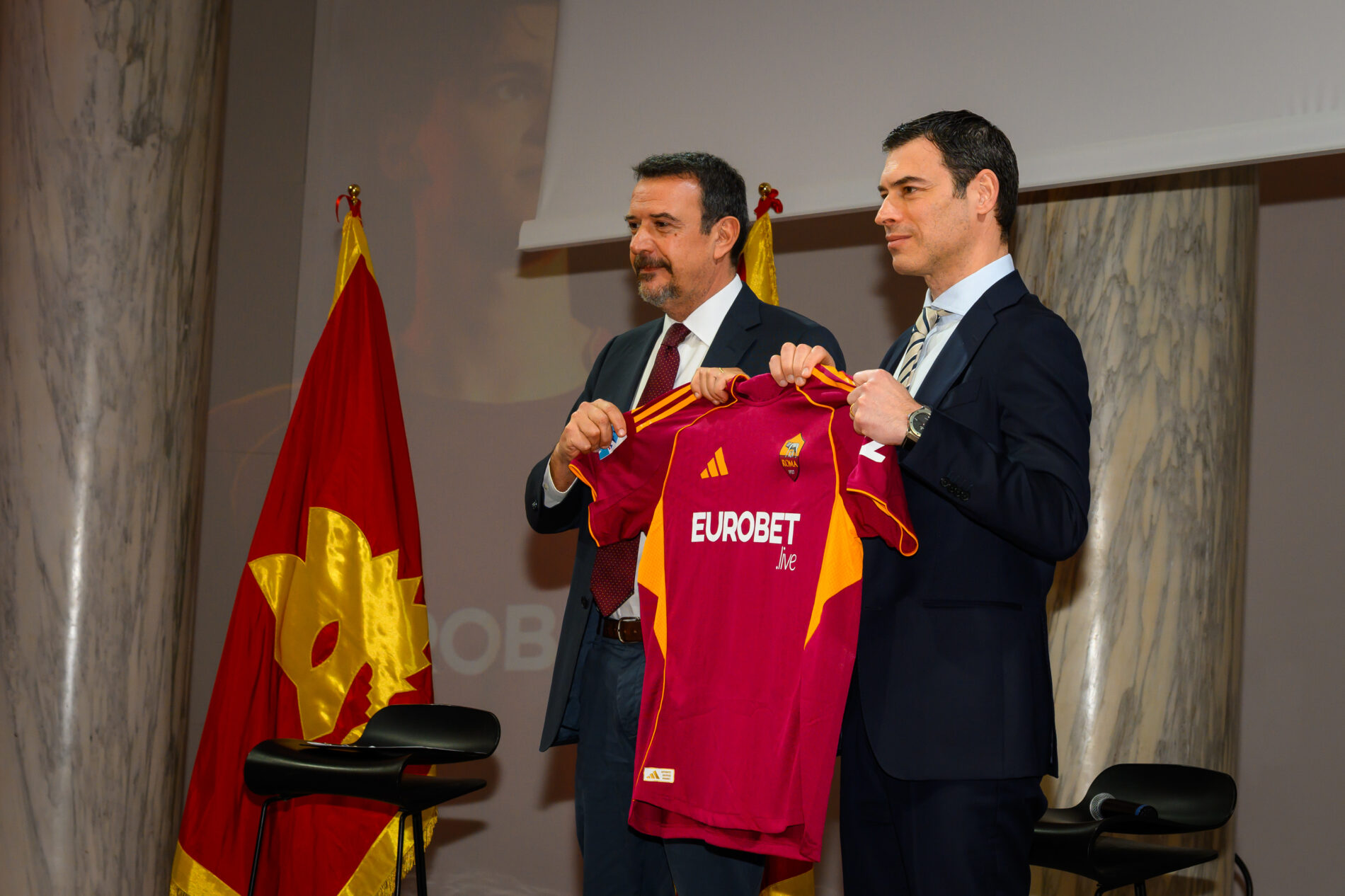 Evento di presentazione del main sponsor: Michael Gandler, Andrea Faelli