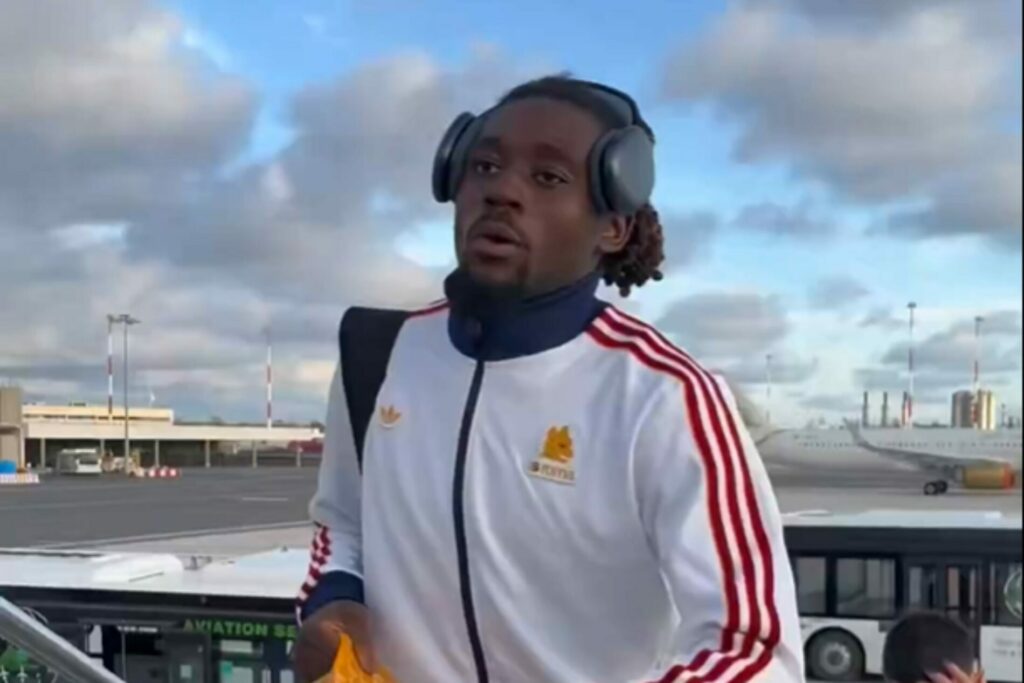 Fiumicino, Como-Roma: Koné