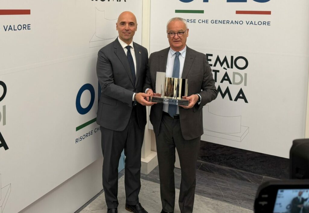 Coni, Premio Città di Roma: Claudio Ranieri