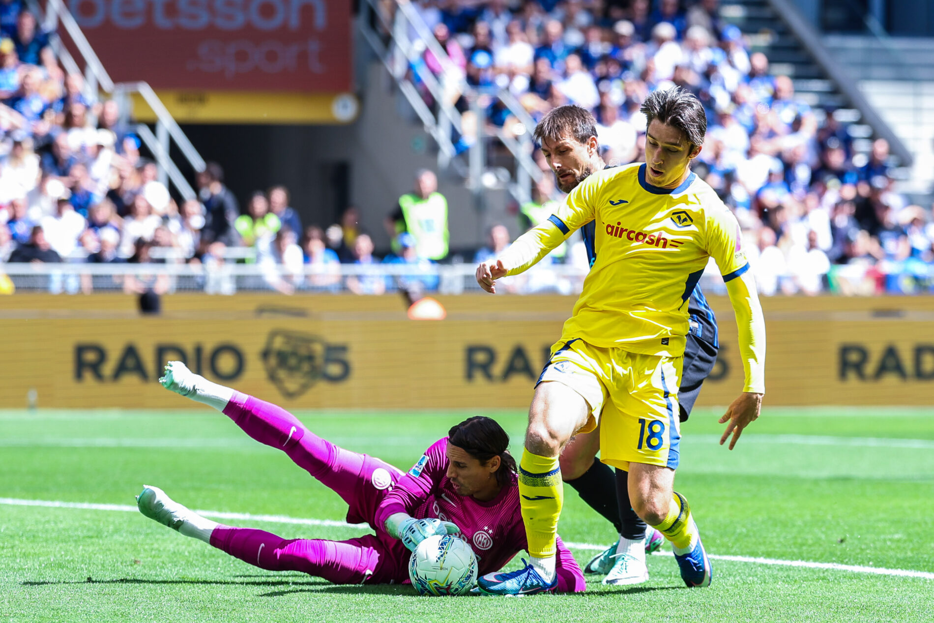 Serie A, Inter-Verona: Kieron Bowie, Yann Sommer