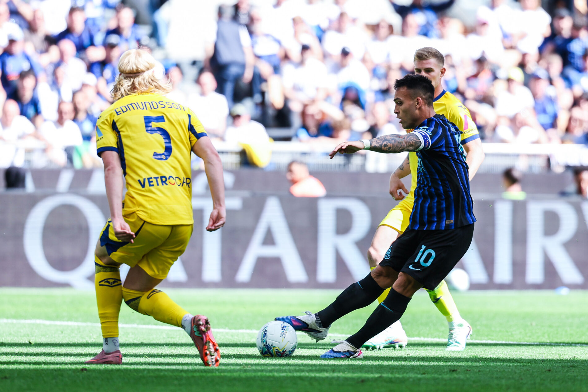 Serie A, Inter-Verona: Edmundsson, Lautaro Martinez