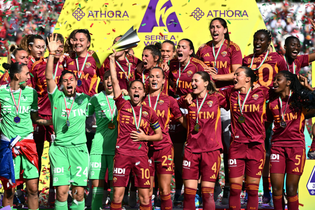 esultanza roma femminile