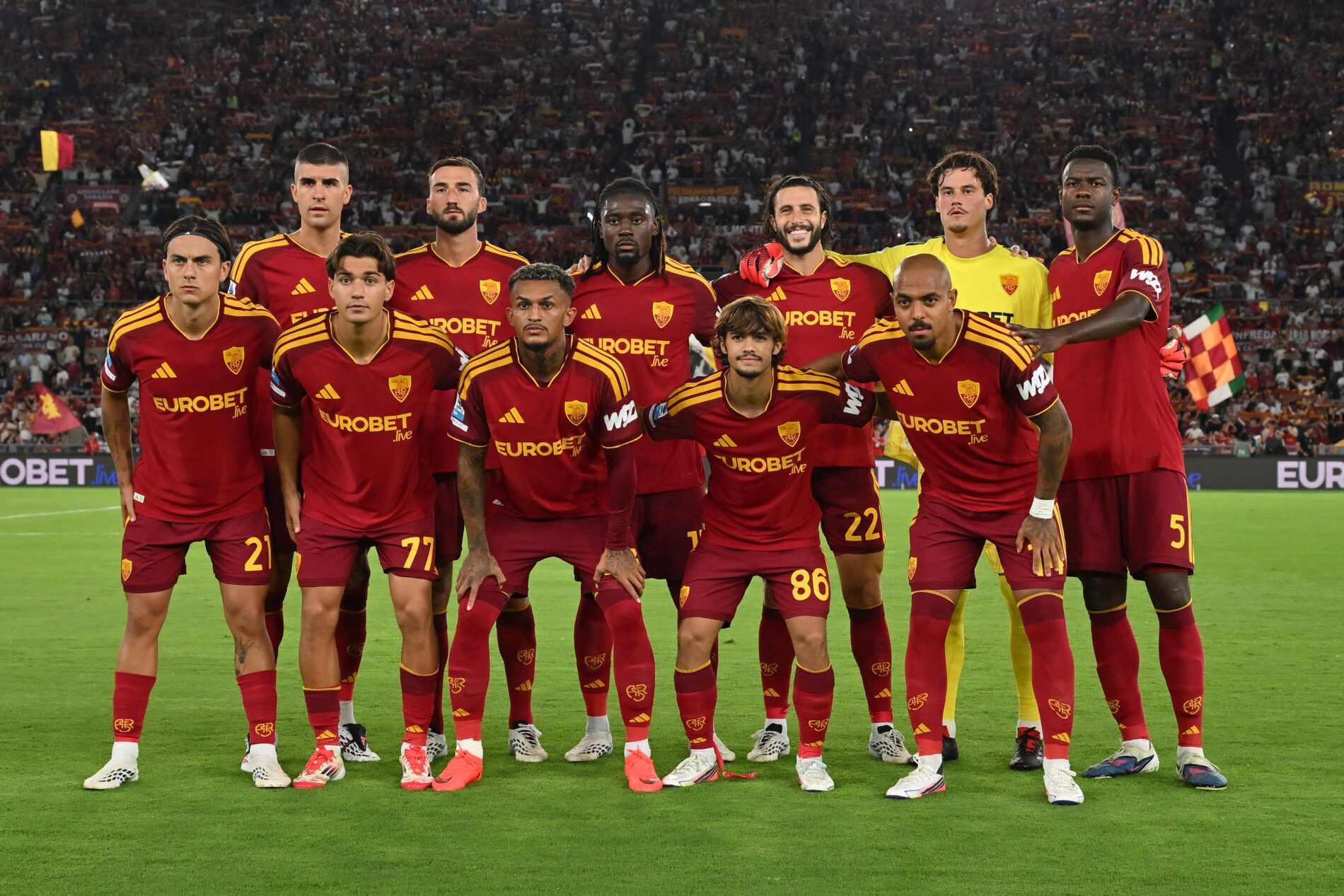 Serie A, Roma-Fiorentina: foto di squadra