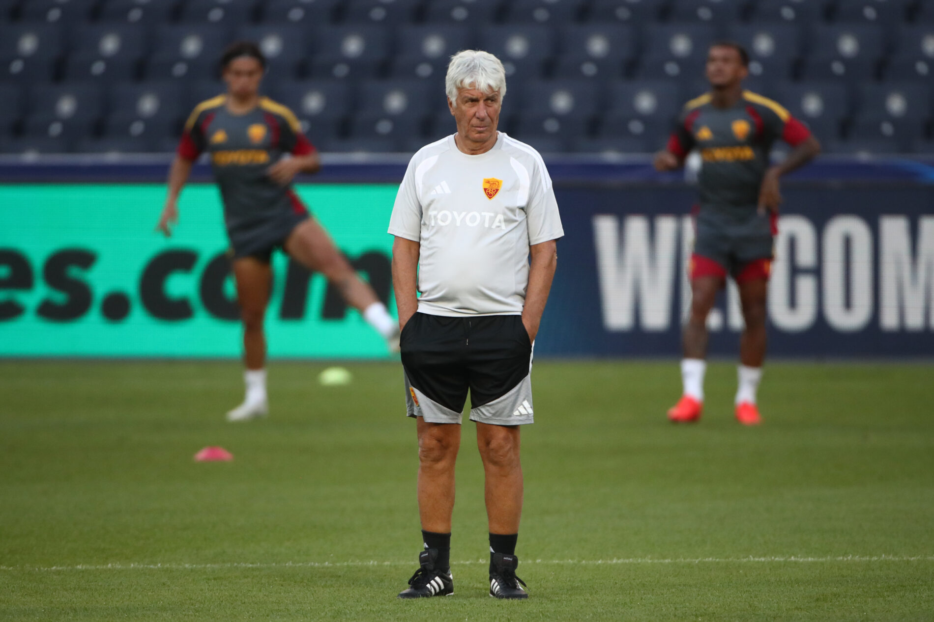 Gasperini allenamento rifinitura