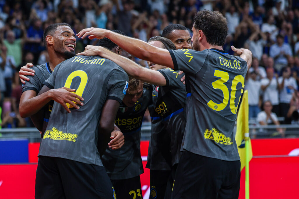 Serie A, Inter-Udinese, Inter celebration