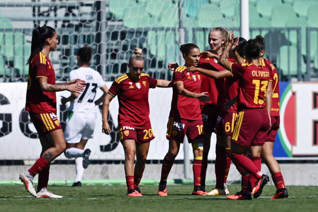 Esultanza Roma Femminile