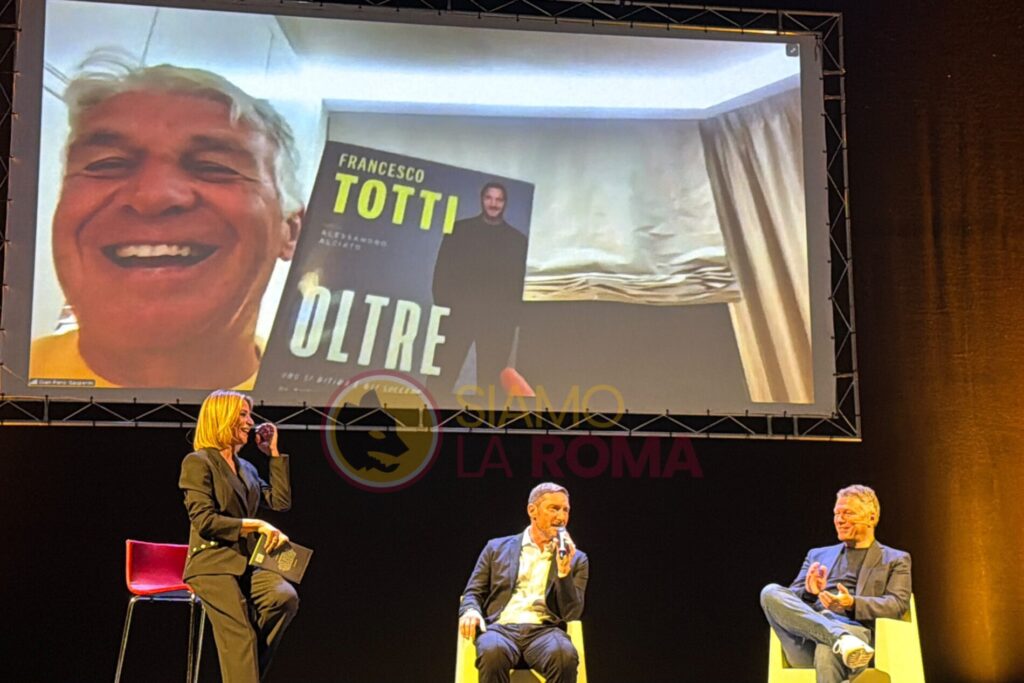 Totti, Gasperini, presentazione 'Oltre'