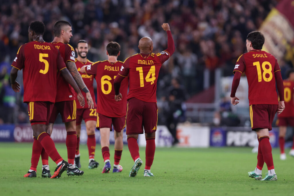 Malen, Roma-Real Madrid
