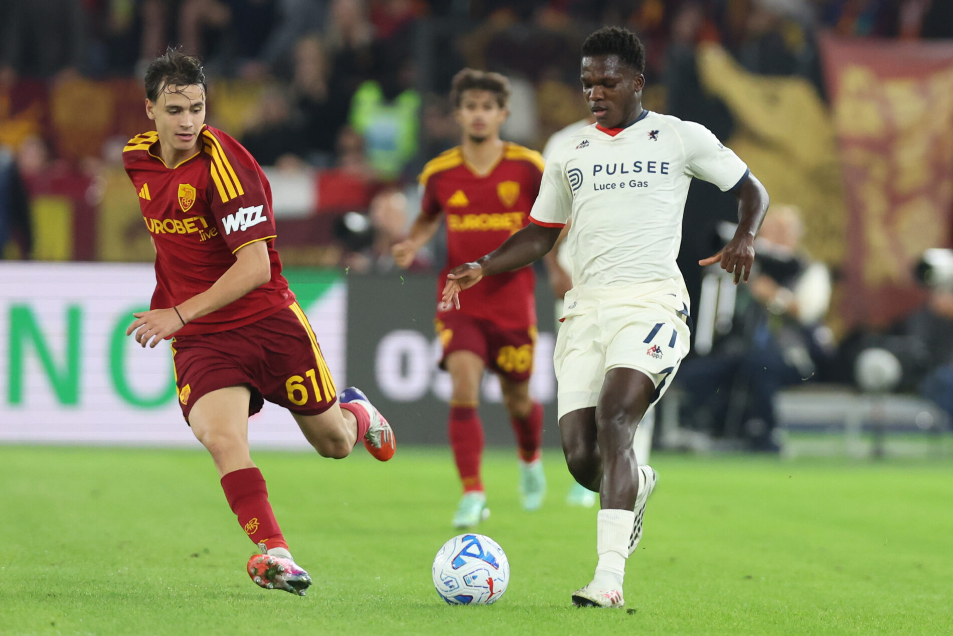 Pisilli, Wiafe, Roma-Genoa, Serie A