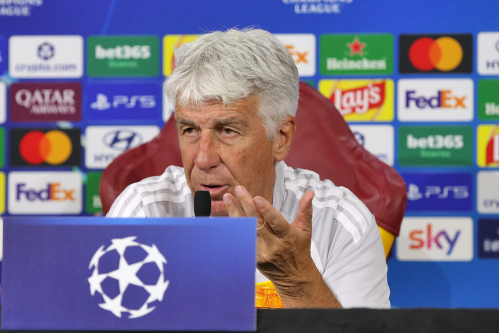 Gasperini, conferenza, Roma-Slovan, Champions League