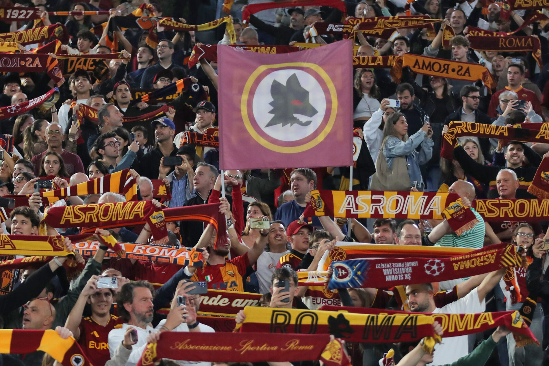 Tifosi Roma, Roma-Slovan, Champions League