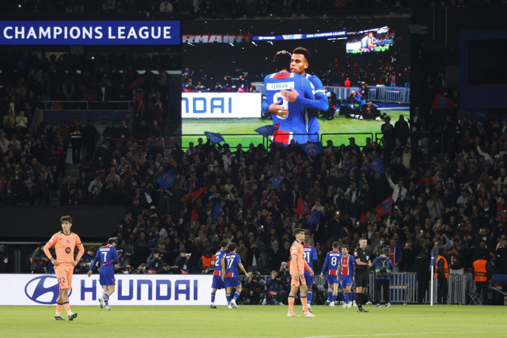 Tifosi PSG, PSG-Barcellona, Champions League
