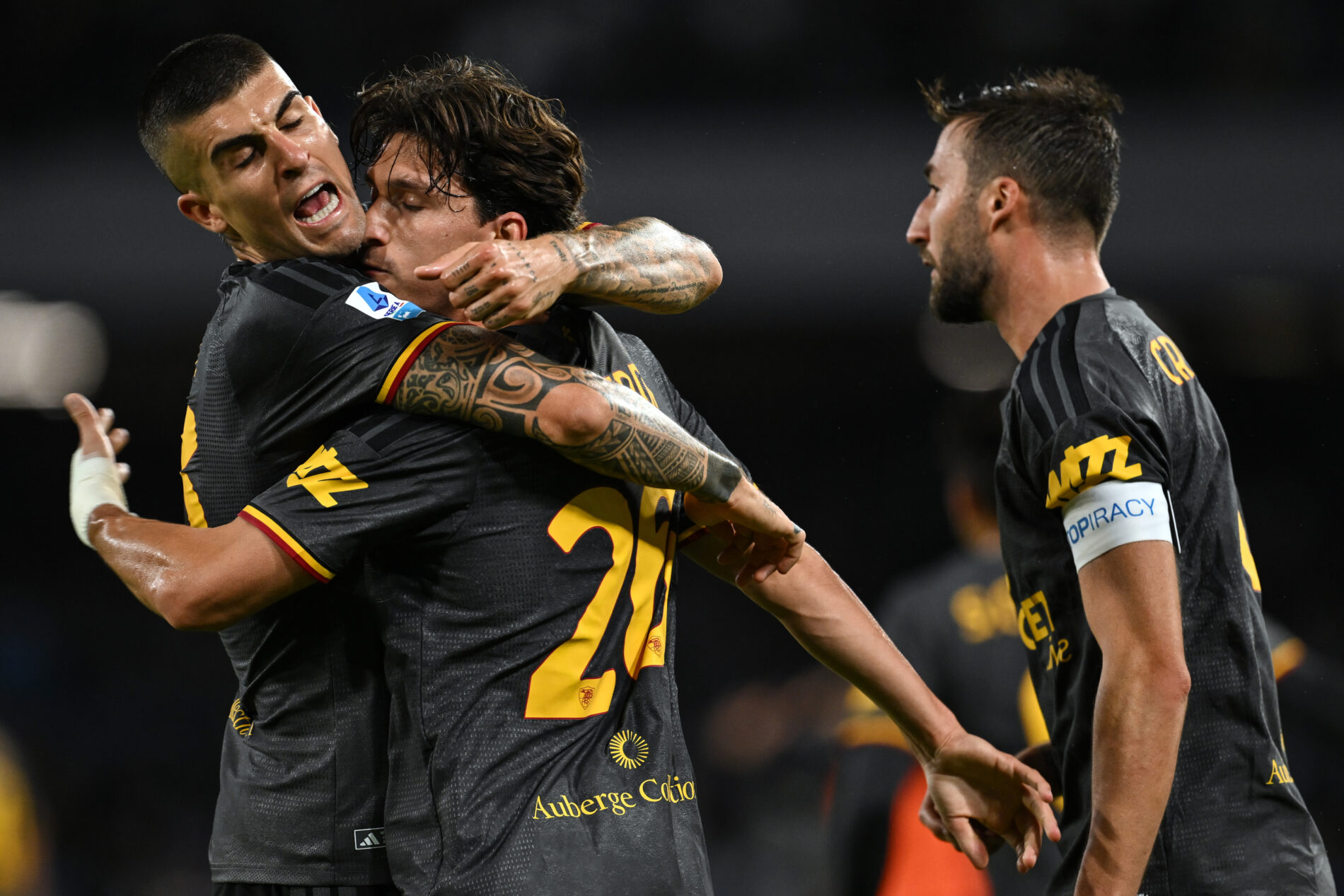 Mancini, Balerdi, Napoli-Roma, Serie A