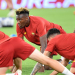 Photo LiveMedia/Fabrizio Corradetti
Rome, Italy, August 22, 2021, Italian football Serie A match
AS Roma vs ACF Fiorentina
Image shows:
Tammy Abraham of AS Roma seen in action during the Italian Football Championship League A 2021/2022 match between AS Roma vs ACF Fiorentina at the Olimpic Stadium in Rome.
LiveMedia - World Copyright Abraham