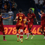 Photo LiveMedia/Fabrizio Corradetti
Rome, Italy, August 22, 2021, Italian football Serie A match
AS Roma vs ACF Fiorentina
Image shows:
exultation of AS Roma players seen in action during the Italian Football Championship League A 2021/2022 match between AS Roma vs ACF Fiorentina at the Olimpic Stadium in Rome.
LiveMedia - World Copyright