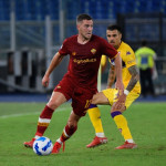Photo LiveMedia/Fabrizio Corradetti
Rome, Italy, August 22, 2021, Italian football Serie A match
AS Roma vs ACF Fiorentina
Image shows:
Jordan Veretout of AS Roma seen in action during the Italian Football Championship League A 2021/2022 match between AS Roma vs ACF Fiorentina at the Olimpic Stadium in Rome.
LiveMedia - World Copyright Veretout