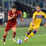 Photo LiveMedia/Fabrizio Corradetti
Rome, Italy, August 22, 2021, Italian football Serie A match
AS Roma vs ACF Fiorentina
Image shows:
Eldor Shomurodov of AS Roma and Gaetano Castrovilli of ACF Fiorentina seen in action during the Italian Football Championship League A 2021/2022 match between AS Roma vs ACF Fiorentina at the Olimpic Stadium in Rome.
LiveMedia - World Copyright