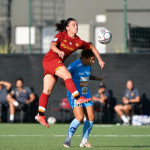 Photo LiveMedia/Fabrizio Corradetti
Rome, Italy, September 04, 2021, Italian football Serie A Women match
Roma Women vs Napoli Femminile
Image shows:
Angelica Soffia of AS Roma Women and Sara Gonzales of Napoli Femminile in action during the Italian Football Championship League A Women 2021/2022 match between AS Roma Women vs Napoli Femminile at the Fulvio Bernardini Sport Center
LiveMedia - World Copyright