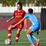 Photo LiveMedia/Fabrizio Corradetti
Rome, Italy, September 04, 2021, Italian football Serie A Women match
Roma Women vs Napoli Femminile
Image shows:
Manuela Giugliano of AS Roma Women in action during the Italian Football Championship League A Women 2021/2022 match between AS Roma Women vs Napoli Femminile at the Fulvio Bernardini Sport Center
LiveMedia - World Copyright