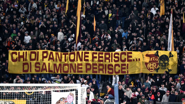 striscione, Roma-Verona